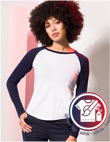 Women`s Long Sleeved Baseball T  G_SF271