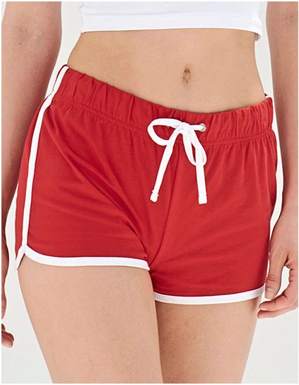 Dámské retro kraťasy (Barva Black, Velikost XS)