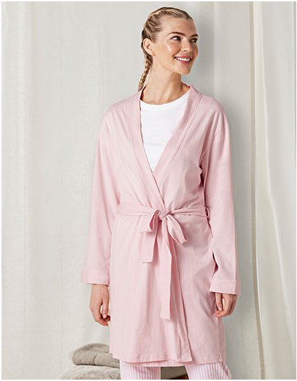 Dámské  župan (Barva Pink, Velikost S (8-10))