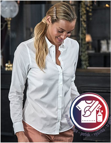 Ladies Stretch Luxury Shirt  G_TJ4025