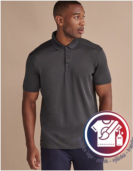 Men`s Stretch Polo Shirt + Wicking Finish  G_W460