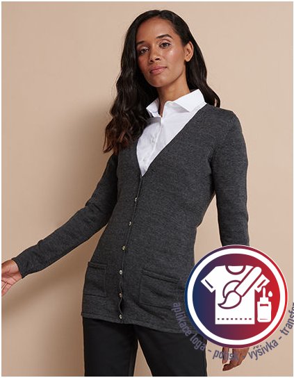 Ladies` Lightweight V-Neck Cardigan  G_W723