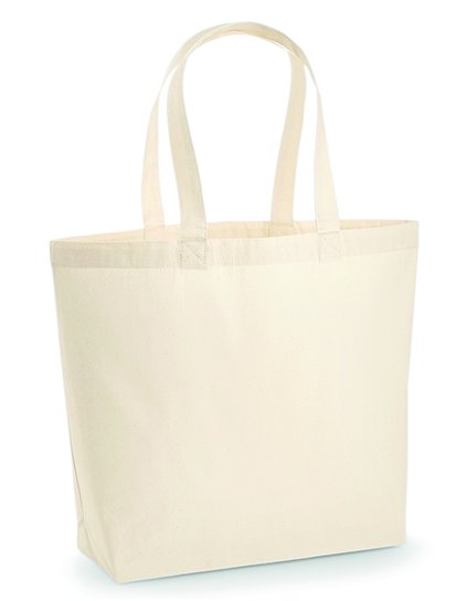 Maxi taška z prémiové bavlny (Barva Black, Velikost 35 x 39 x 13,5 cm)