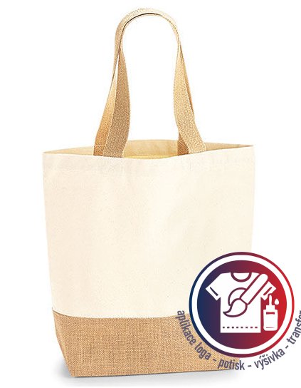 Jute Base Canvas Shopper  G_WM450