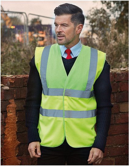vesta a Hi-Vis 2 Bands & Braces (Barva Black, Velikost M)
