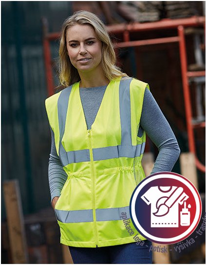 Ladies Hi-Vis Executive Waistcoat  G_YK180