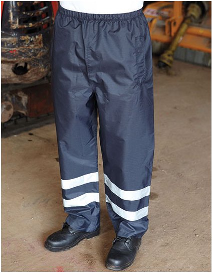 Hi-Vis voděodolné svrchní kalhoty (Barva Hi-Vis Orange, Velikost S)