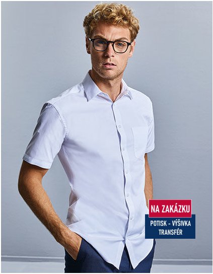 Men`s Short Sleeve Tailored Coolmax® Shirt  G_Z973