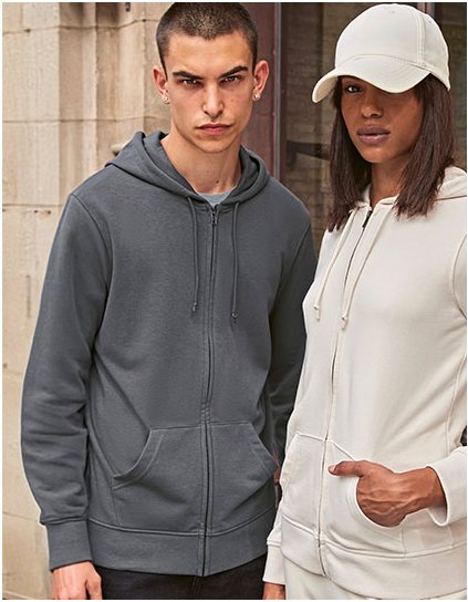 Bunda Inspire s kapucí na zip (Barva White, Velikost XS)