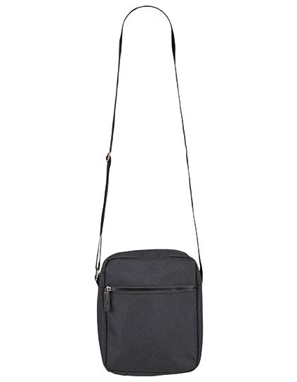 Small Messenger Bag - Vancouver (Barva Black Melange, Velikost 24 x 19 x 6 cm)