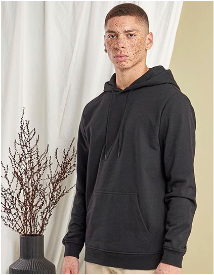 Basic mikina s kapucí (Barva Black, Velikost S)