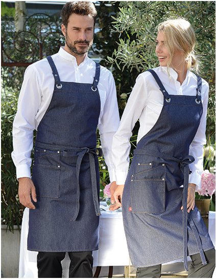 Bryndáček Zástěra Jesi X Jeans (Barva Denim, Velikost 90 x 71 cm)