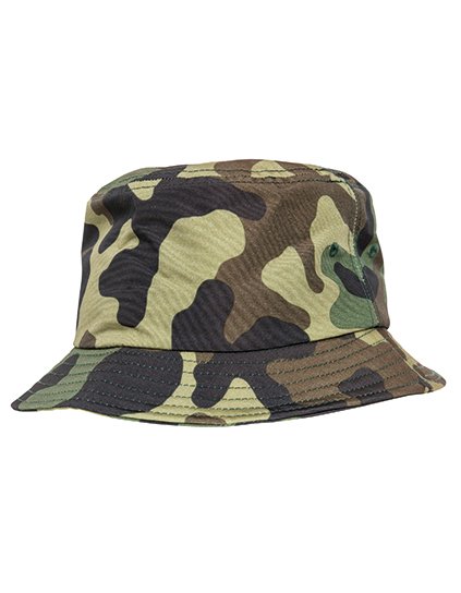 Camo Bucket Hat (Barva Green Camo, Velikost One Size)