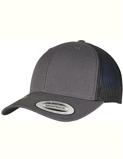 YP Classics Recycled Retro Trucker čepice (Barva Black, Velikost One Size)