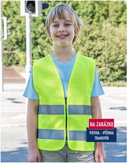 Safety Vest for Kids with Zipper EN1150  G_KX201