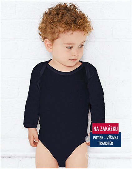 Infant Fine Jersey Long Sleeve Bodysuit  G_LA4411N