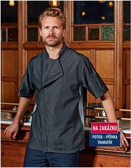 Chefs Zip-Close Short Sleeve Jacket  G_PW906