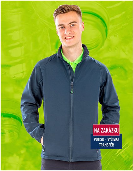 Mens Recycled 2-Layer Printable Softshell Jacket  G_RT901