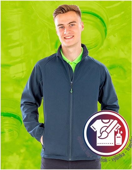 Mens Recycled 2-Layer Printable Softshell Jacket  G_RT901