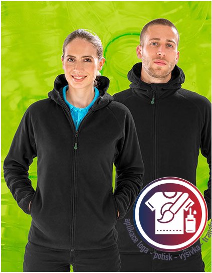 Hooded Recycled Microfleece Jacket  G_RT906