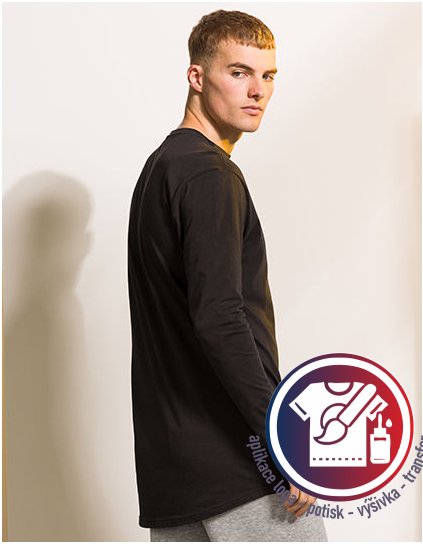 Men´s Long Sleeved Longline T  G_SFM259