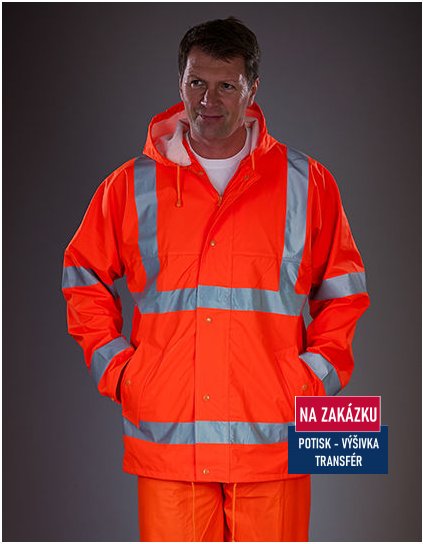 Hi-Vis Soft Flex Breathable Rain Jacket  G_YK450