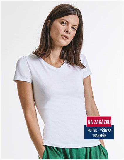 Ladies´ Pure Organic V-Neck Tee  G_Z103F