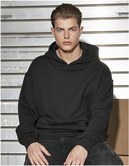 Extra Heavy Cotton Box mikina s kapucí (Barva Black, Velikost S)