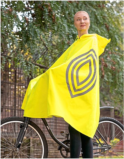Super prémiové pončo do deště Rotterdam (Barva Yellow, Velikost S)