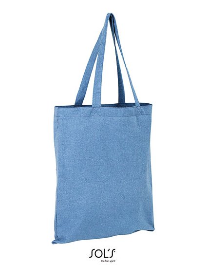 Probuďte se recyklovaná nákupní taška (Barva Black, Velikost 38 x 42 cm)