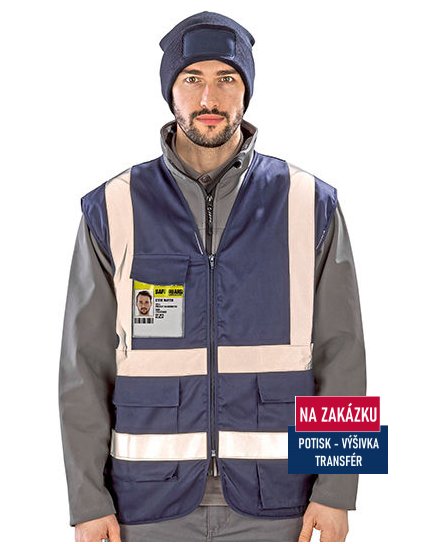 Heavy Duty Polycotton Security Vest  G_RT477