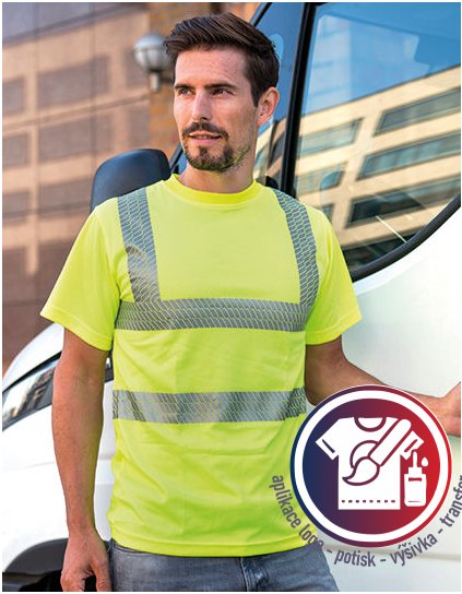 Hi-Viz Broken Reflective T-Shirt EN ISO 20471