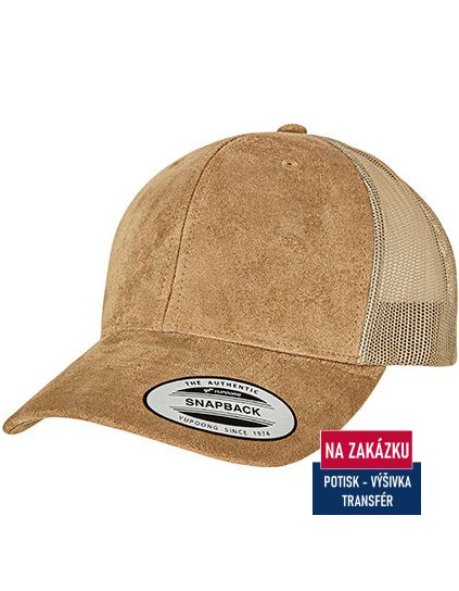 Suede Leather Trucker Cap  G_FX6606SU