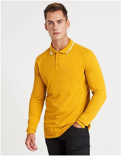 Polokošile 100 s dlouhým rukávem (Barva Deep Black, Velikost S)