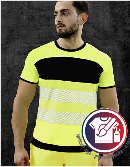 EOS Hi-Vis Workwear T-Shirt With Printing Area  G_KX1000