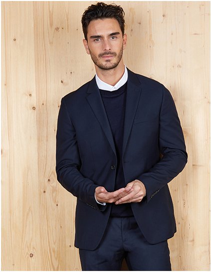 Pánská bunda Marius (Barva Deep Black, Velikost 46)