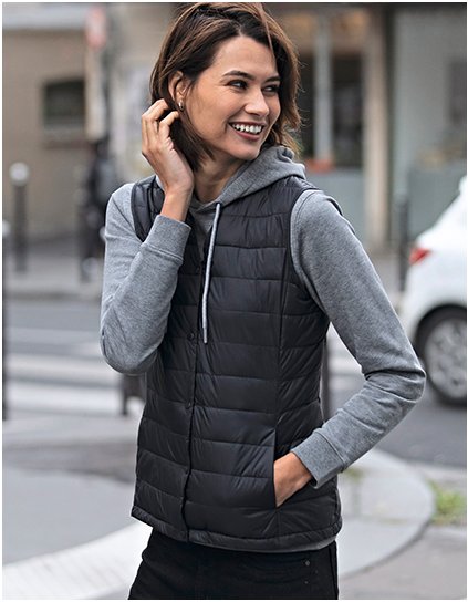 Dámská lehká bodywarmer Arthur (Barva Deep Black, Velikost S)