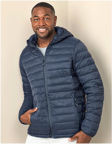 Pánská vycpaná bunda Lux (Barva Black Opal, Velikost S)