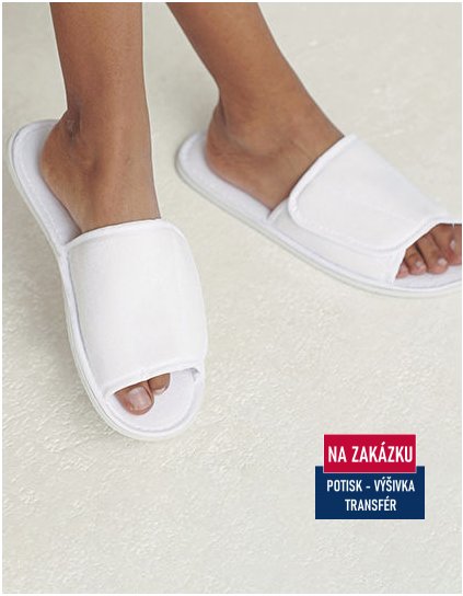 Open Toe Slipper With Hook And Loop Fastening  G_TC67