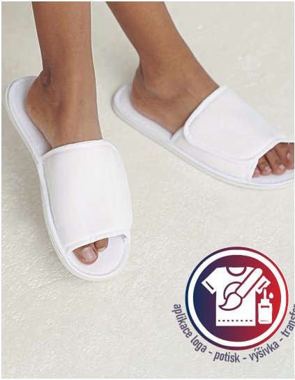 Open Toe Slipper With Hook And Loop Fastening  G_TC67