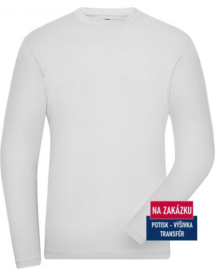 Pánské pracovní elast. tričko, dl. rukáv - Solid  G_JN 1804
