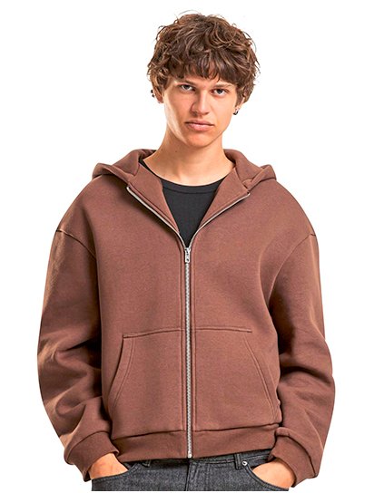Nadýchaná mikina na zip (Barva White, Velikost S)