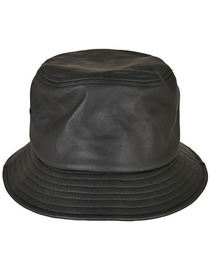 Klobouk z imitace kůže (Barva Black, Velikost One Size)