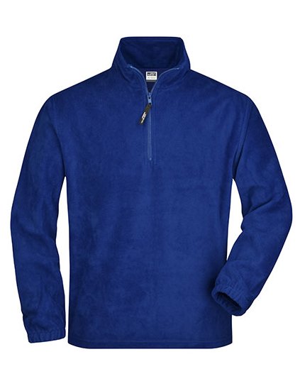Fleece s polovičním zipem (Barva Black, Velikost S)