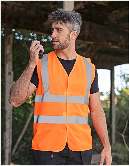 Komfortní bezpečnostní vesta a Minden CO² neutrální (Barva Signal Yellow, Velikost S)