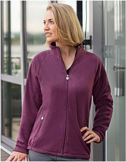 Dámská zahřívací fleecová bunda na pracovní oděvy (Barva Black (ca. Pantone 419C), Velikost XS)