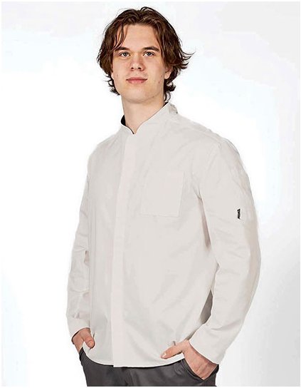 Přípravná bunda s dlouhým rukávem (Barva White, Velikost XS)