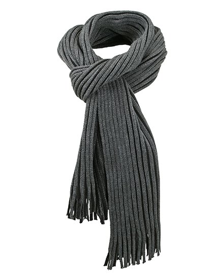 Žebrovaný šátek (Barva Anthracite, Velikost 180 x 21 cm)