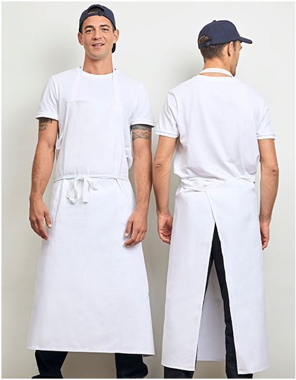 Špičková zástěra na bryndáček (Barva Deep Black, Velikost 115 x 104 cm)