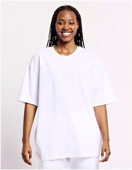 Oversized/nadměrné tričko (Barva White, Velikost XS)